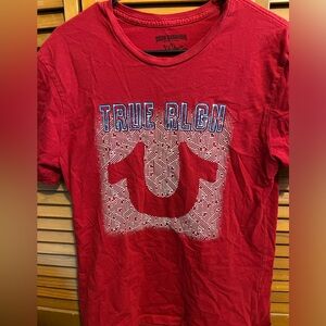 Red True Religion T-Shirt